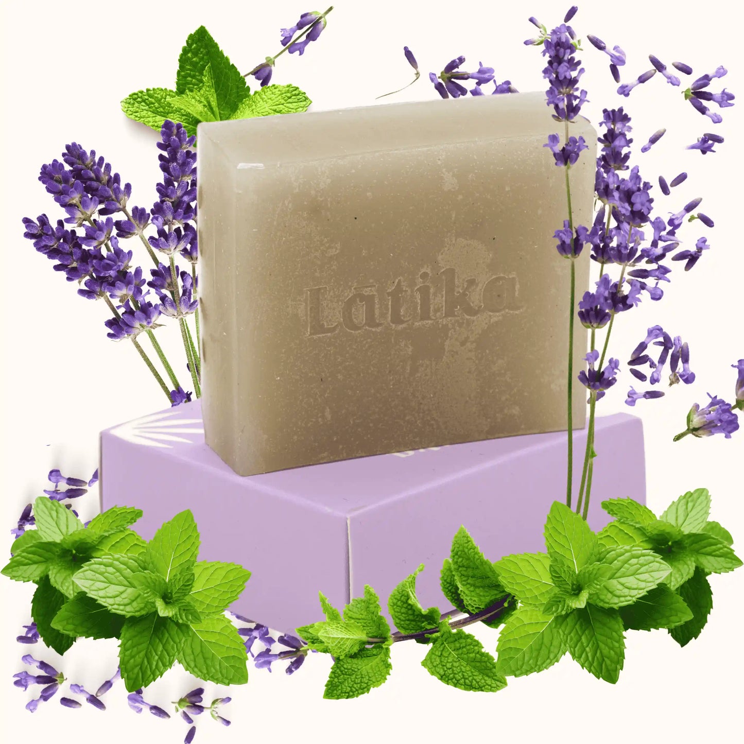 Calm, natural Soap with Lavender Essential Oil