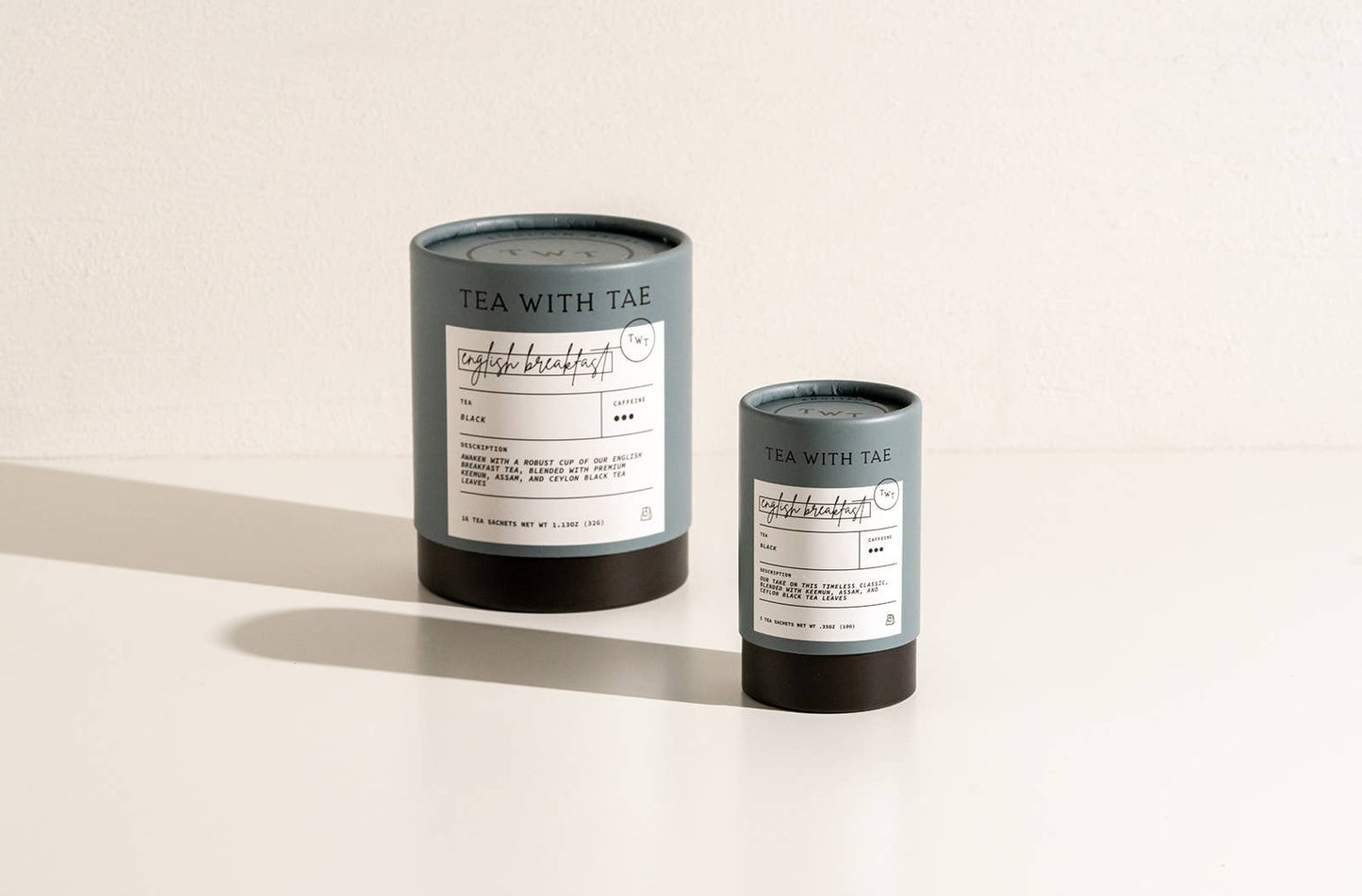 English Breakfast Black Tea Large Tube (16 Tea Bags)