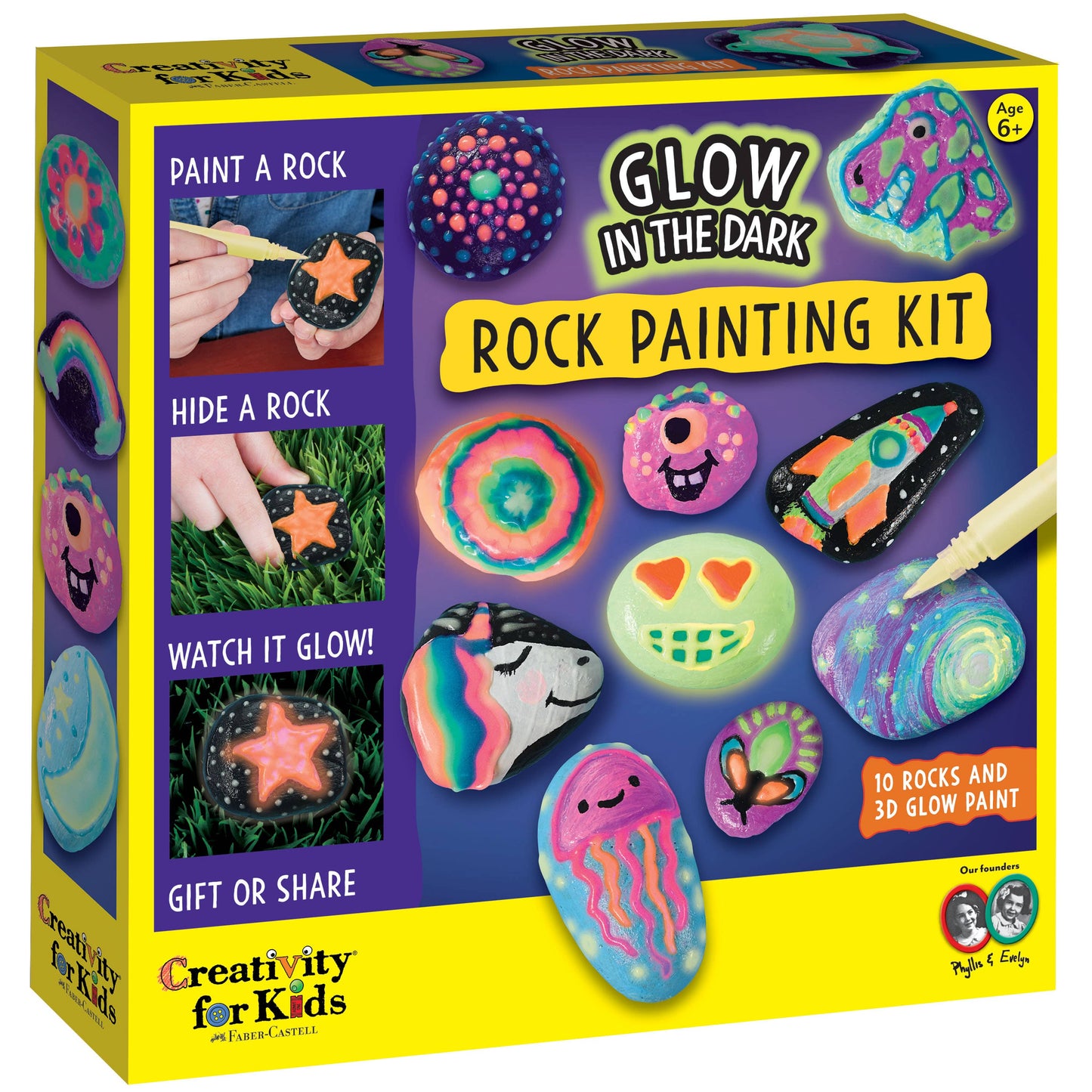 Glow in the Dark Rock Painting Kit