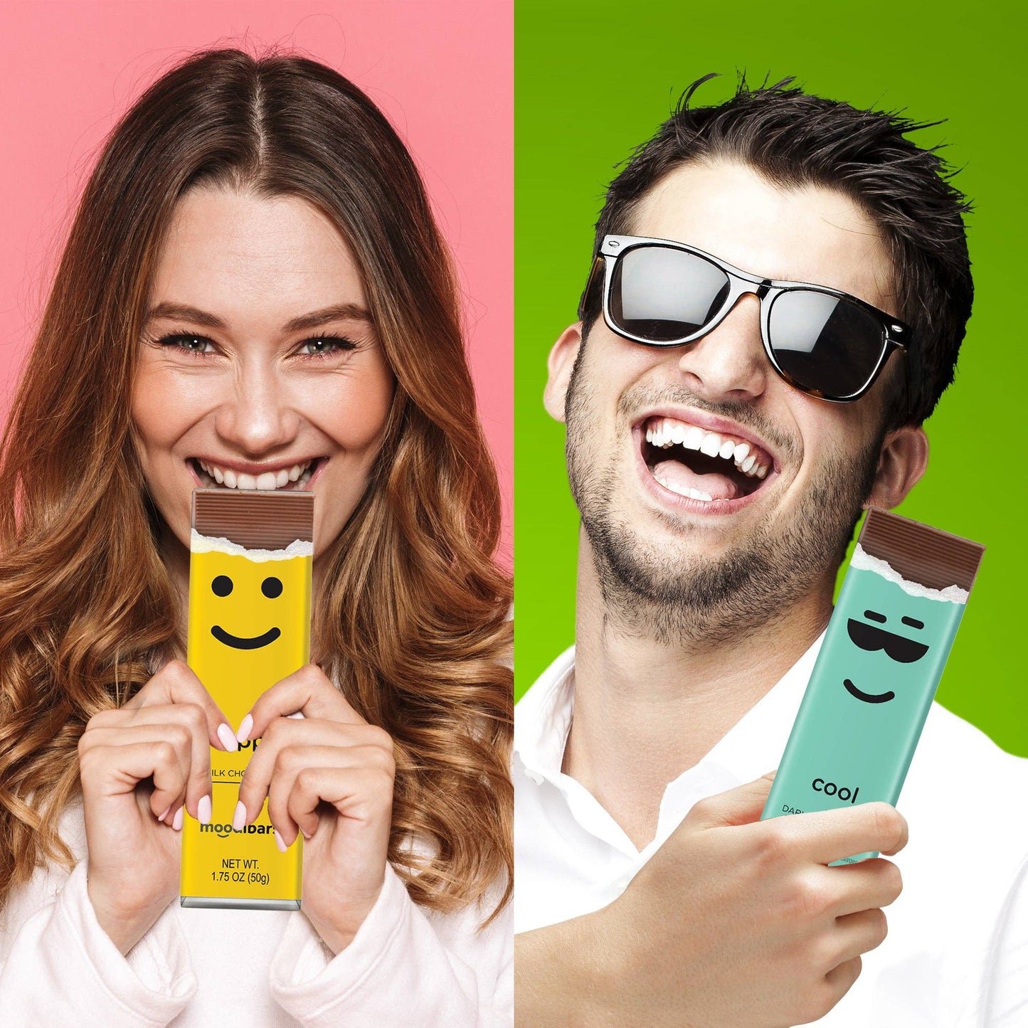 BE POSITIVE! - Moodibar Gourmet Belgian Chocolate 3-Bar Pack