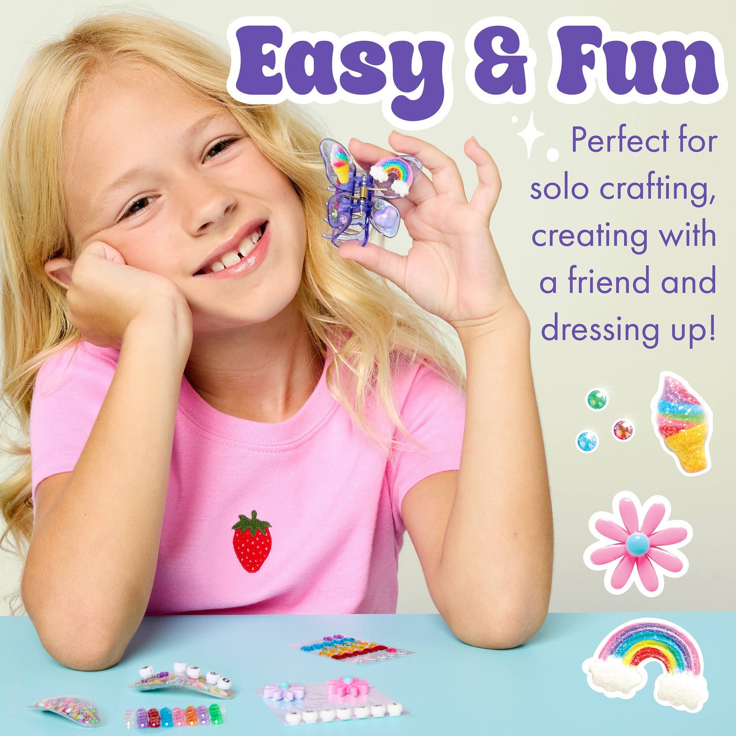 Faber-Castell / Creativity for Kids - Chic Boutique DIY Hair Clip Kit for Kids