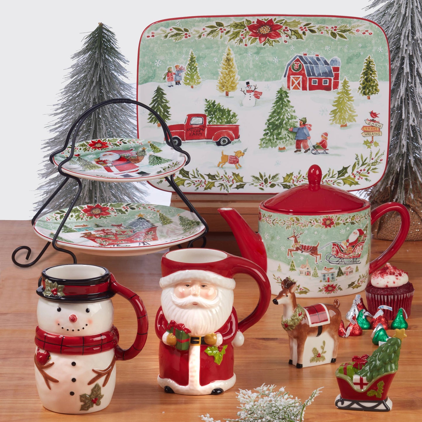 Joy of Christmas 3-D Mug - Santa