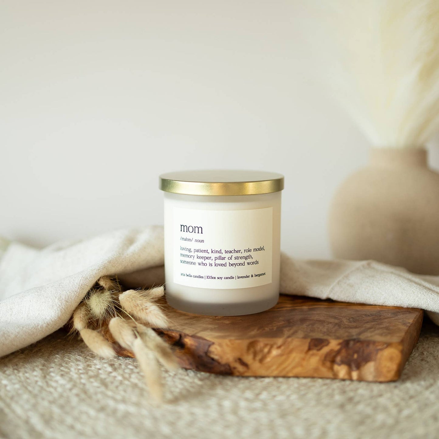 Mom Definition Soy Candle 10.5oz Glass Jar