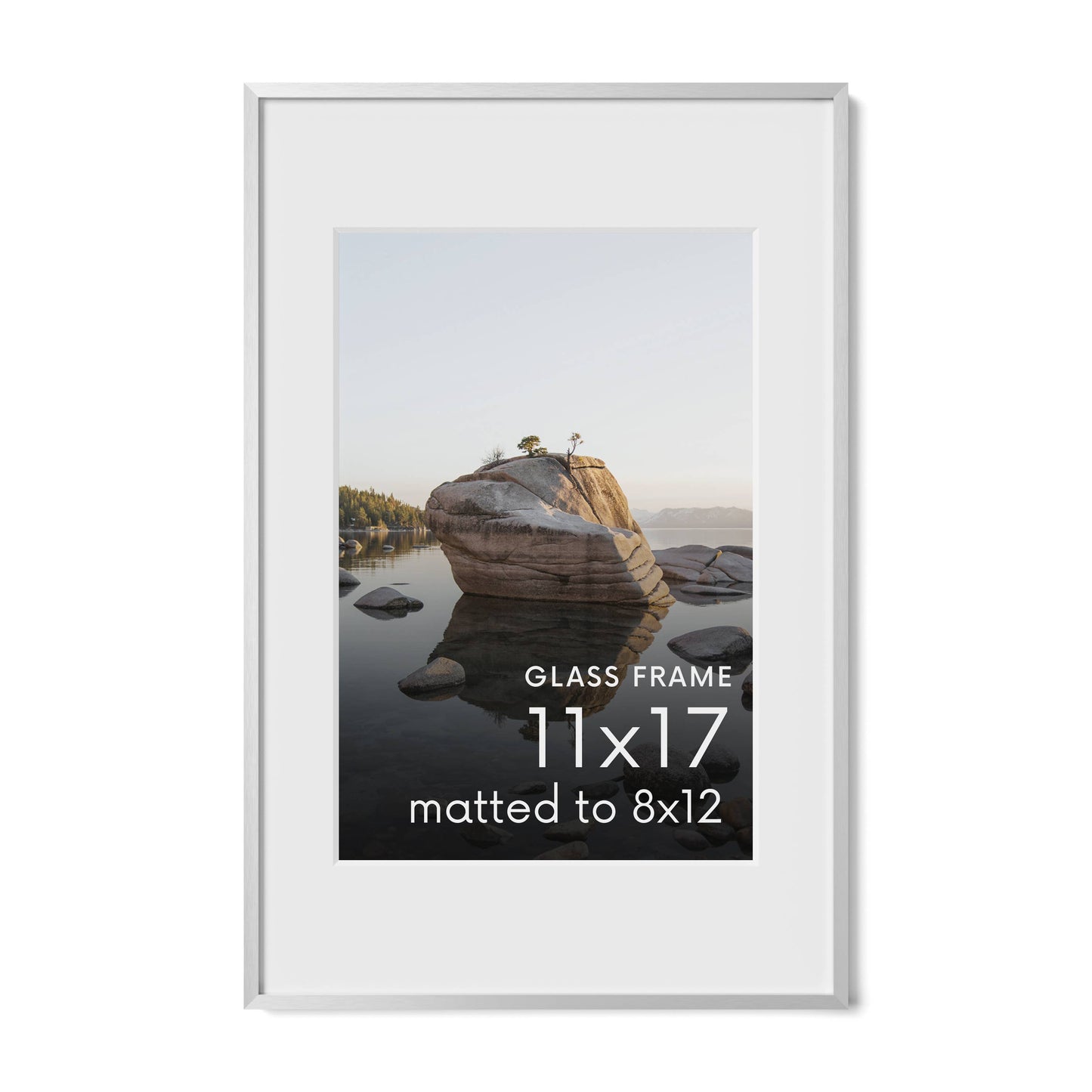 Haus and Hues - Silver Metal Frame with Glass