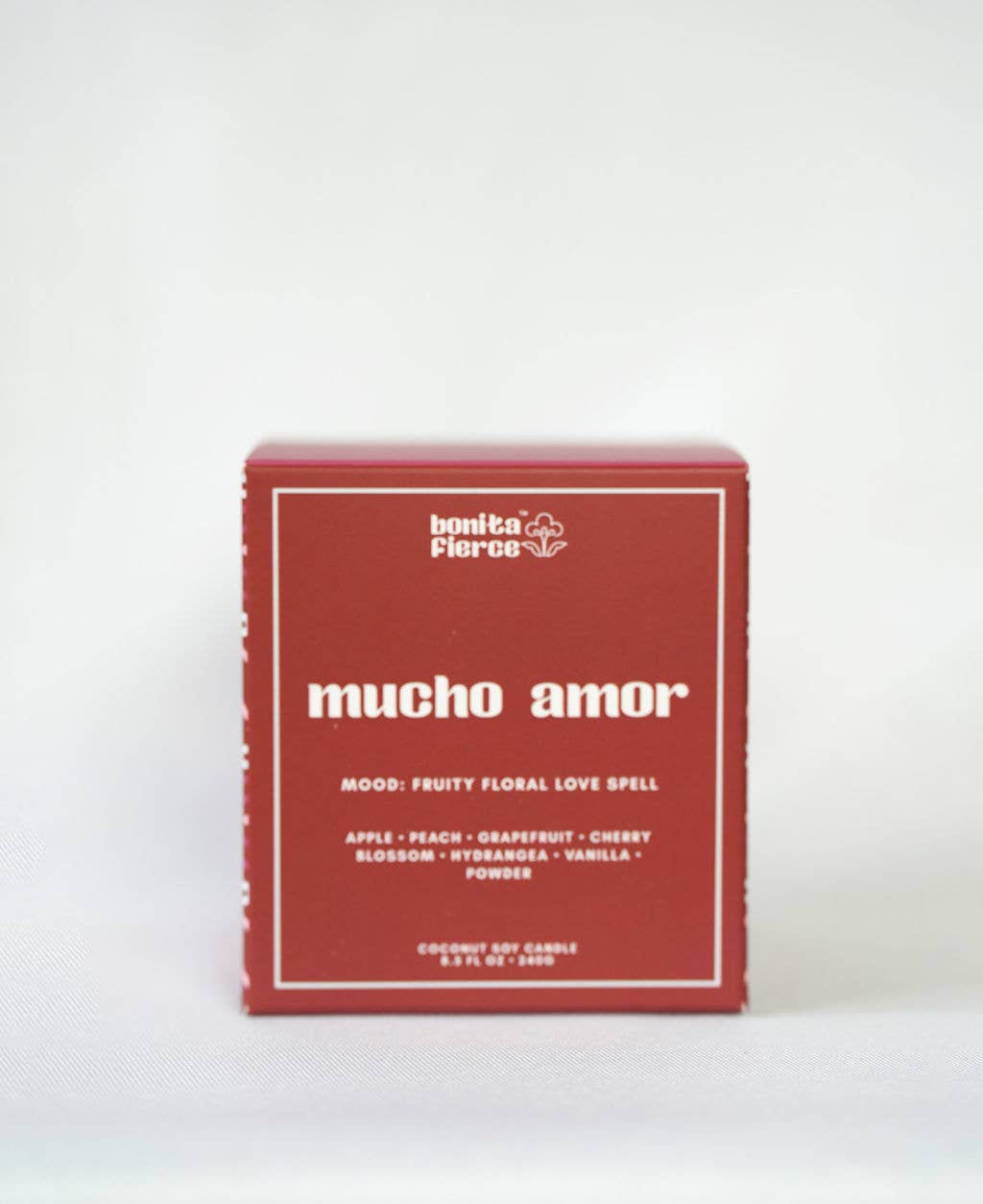 Bonita Fierce Candles - Mucho Amor Candle: 8.5 oz