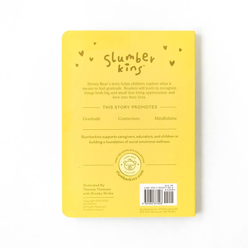 Honey Bear's Gratitude Plush Set - with 2 Books