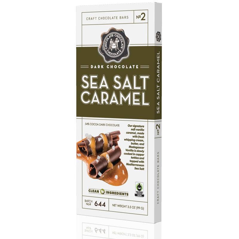 NO 2 - Dark Sea Salt Caramel Bar 3.5oz