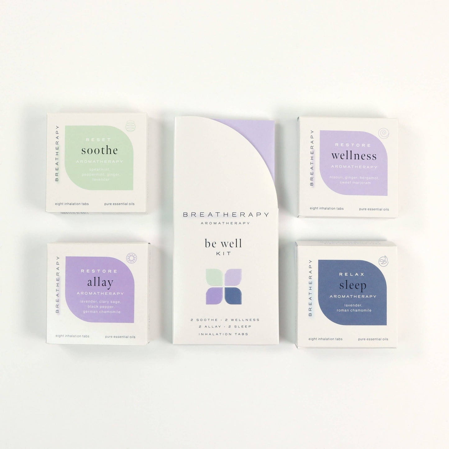 Be Well Sampler Kit Aromatherapy Inhaler Patches