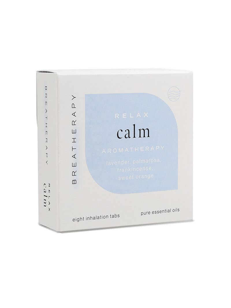 Breatherapy - CALM Anti-anxiety Aromatherapy Inhaler Patches (8pack)