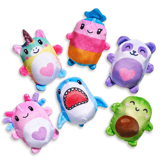 Top Trenz Inc - Bubble Stuffed Squishy Friends Original Plush Wrapped Fidget