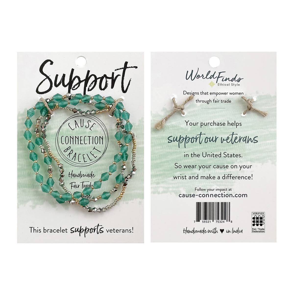 WorldFinds - Support • Cause Bracelet