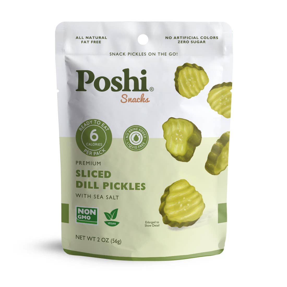POSHI - POSHI - Sliced Dill Pickles 2 oz