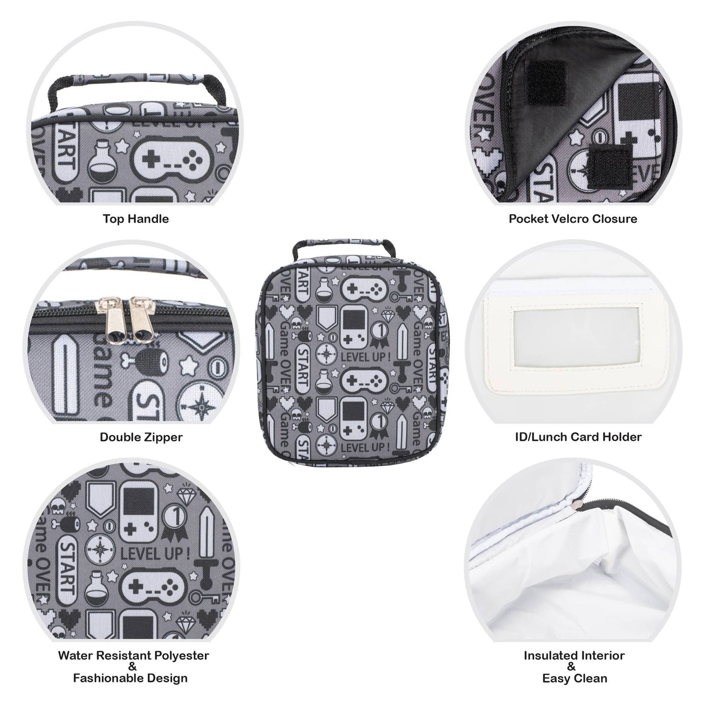 Gamer Backpack & Lunchbag Set