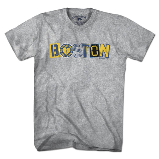 Boston Runner's Pride T-Shirt | Gray / Unisex / L