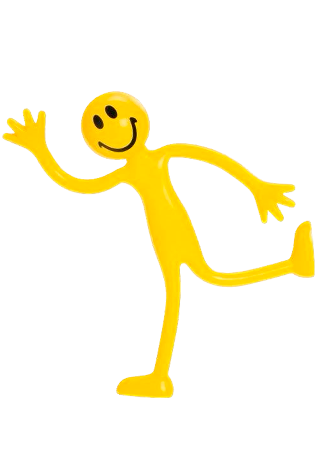 Neato! Smiley Bendy Man 5"