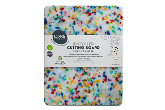 Recycled Plastic Cutting Board Medium Confetti