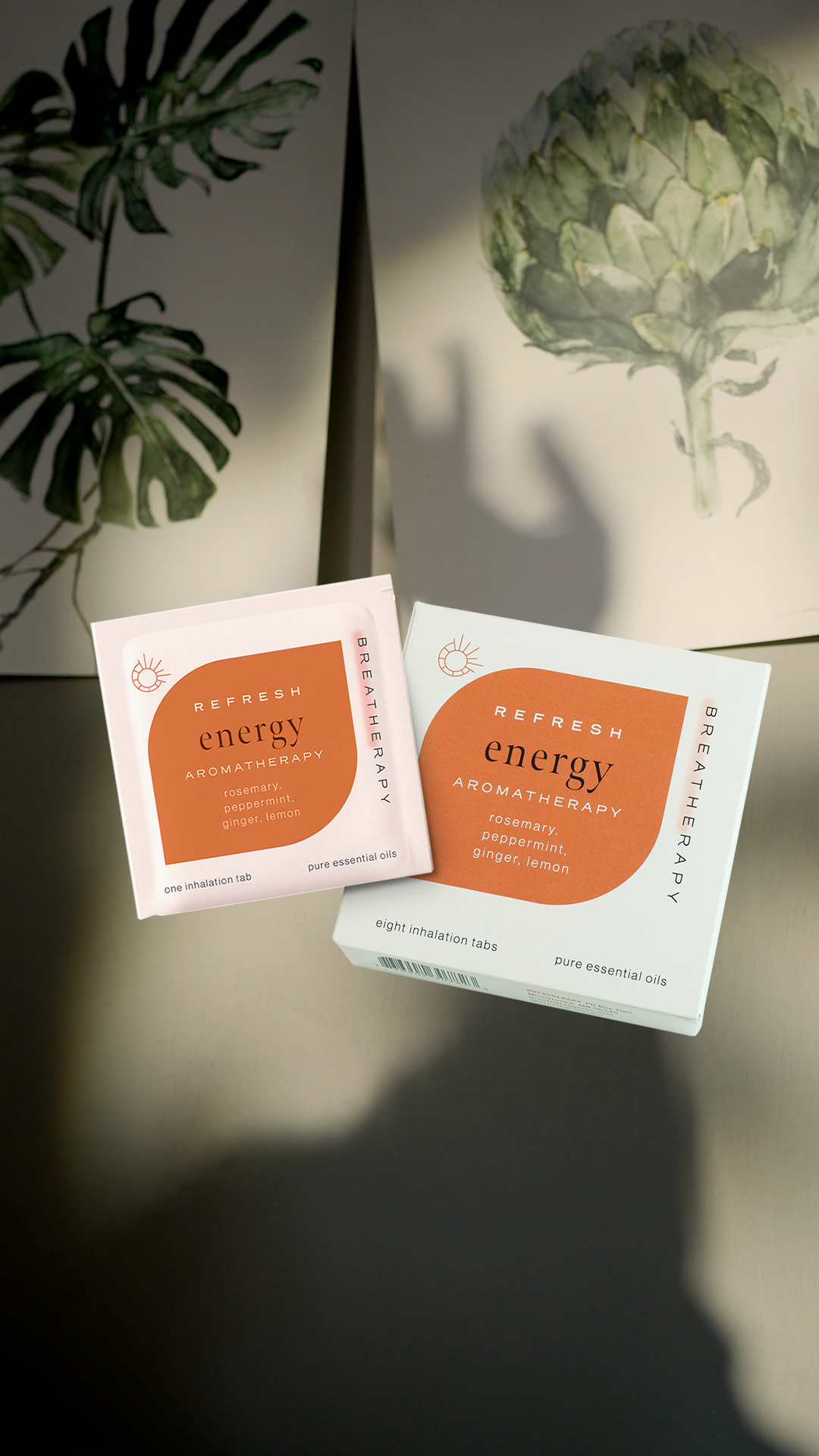 Breatherapy - ENERGY Energy Boosting Aromatherapy Inhaler Patches (8pack)