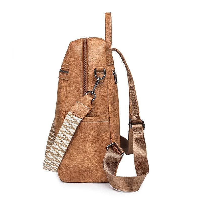 UZ Wholesale Store - Fashionable PU Large Capacity Backpack