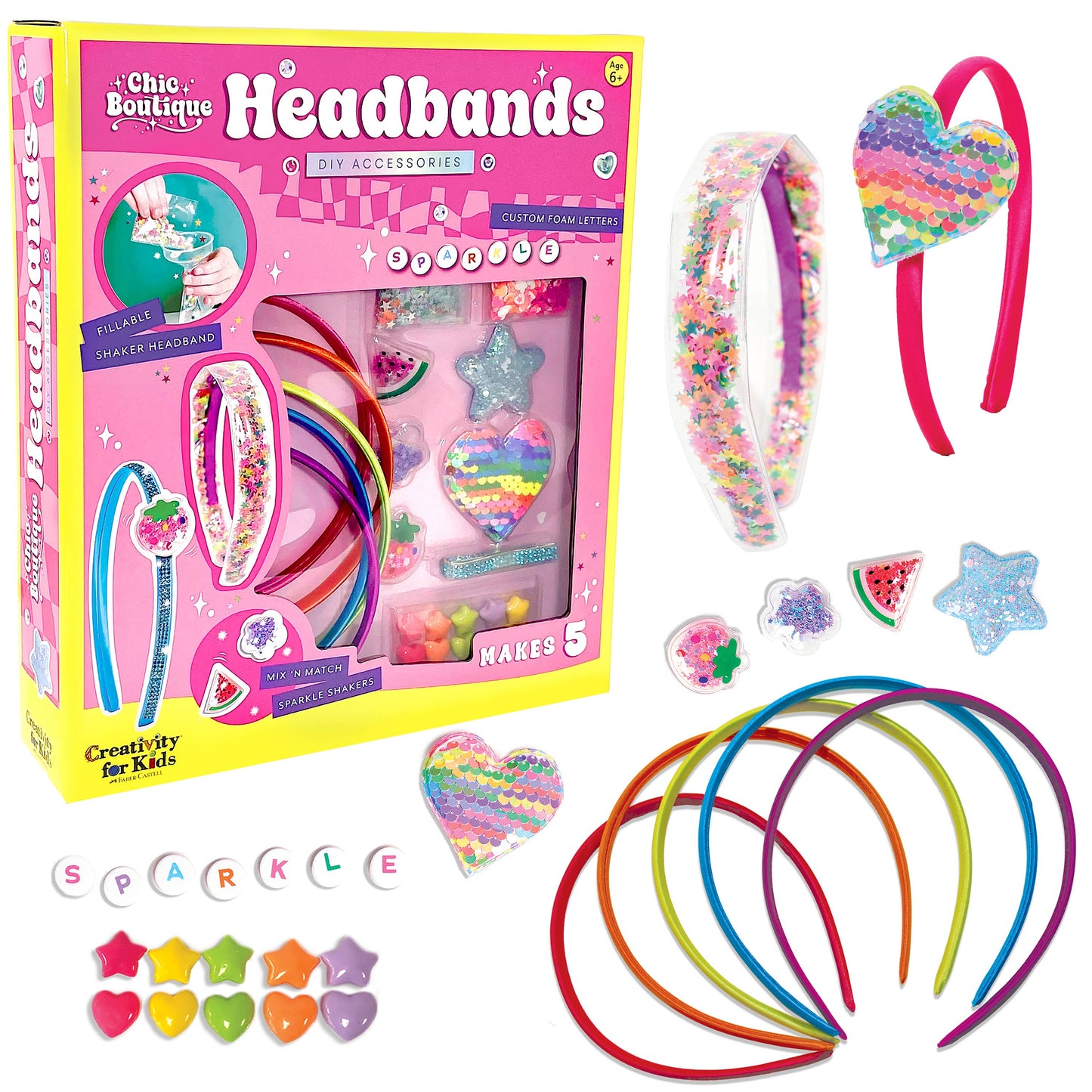 Faber-Castell / Creativity for Kids - Chic Boutique Headbands Craft Kit for Kids