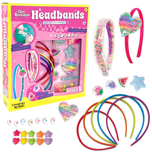 Faber-Castell / Creativity for Kids - Chic Boutique Headbands Craft Kit for Kids