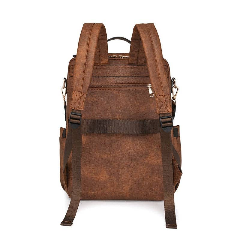 UZ Wholesale Store - Fashionable PU Large Capacity Backpack