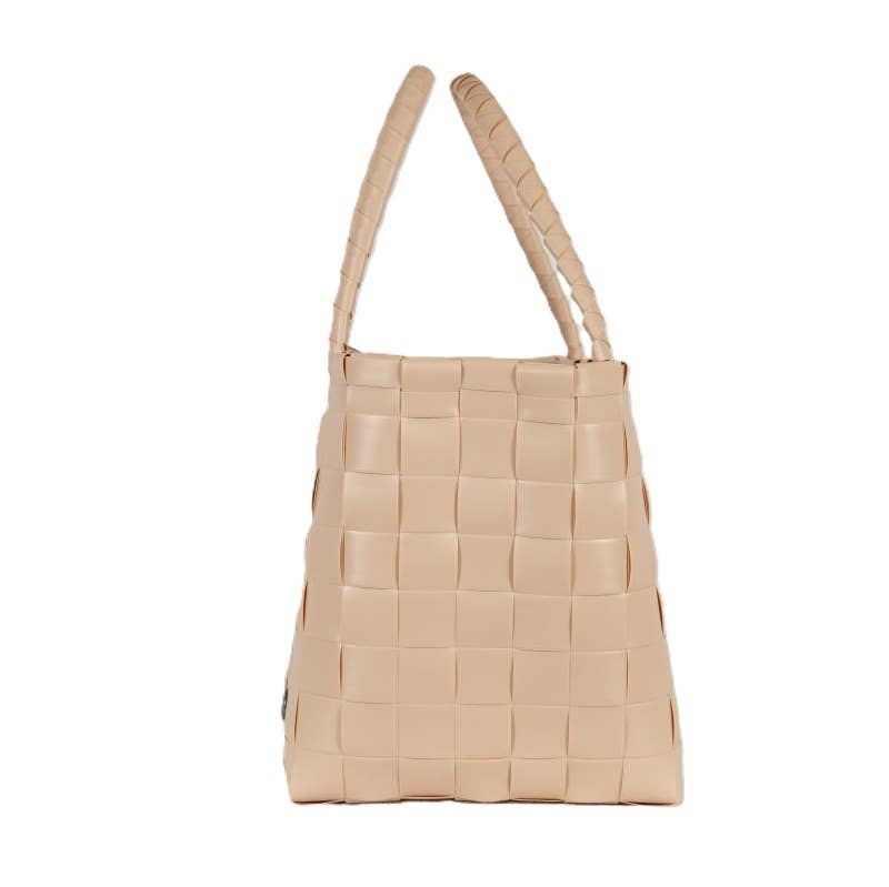 Paris Recycled Handwoven Tote Bag - Sahara Sand