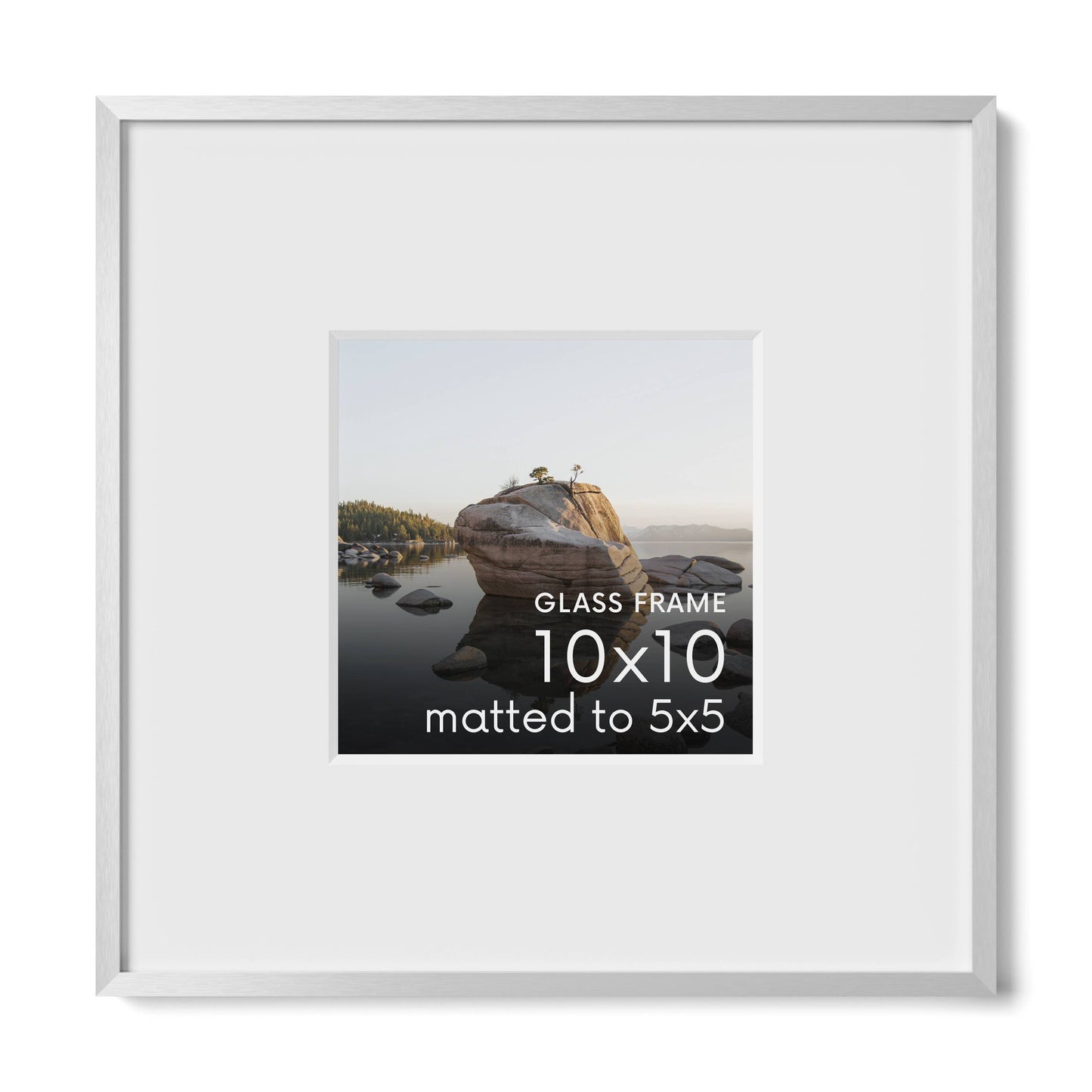 Haus and Hues - Silver Metal Frame with Glass