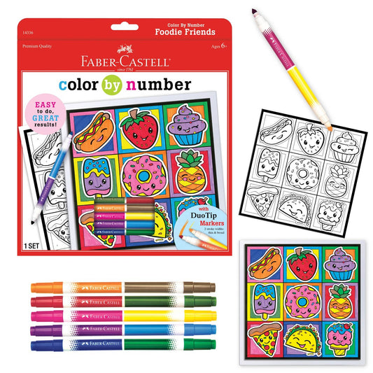 Marker Color By Number - Foodie Friends