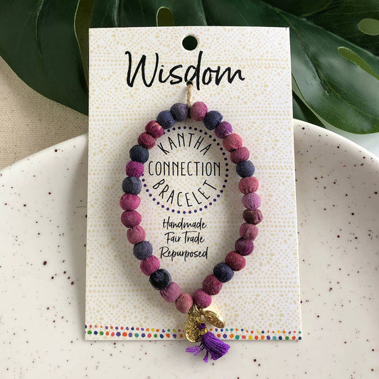 Wisdom • Kantha Connection Bracelet-WorldFinds