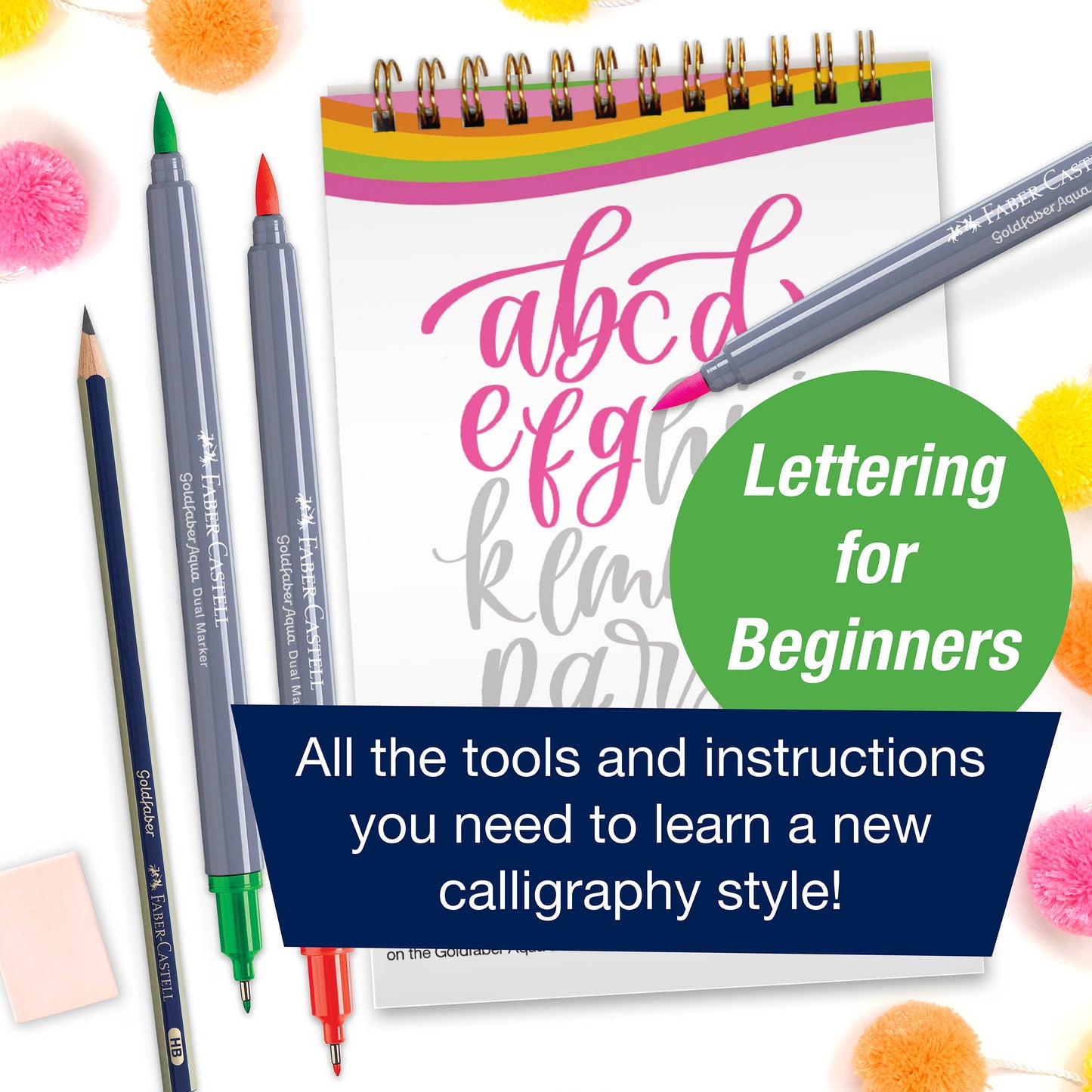 Bounce Lettering DIY Hand Lettering Kit