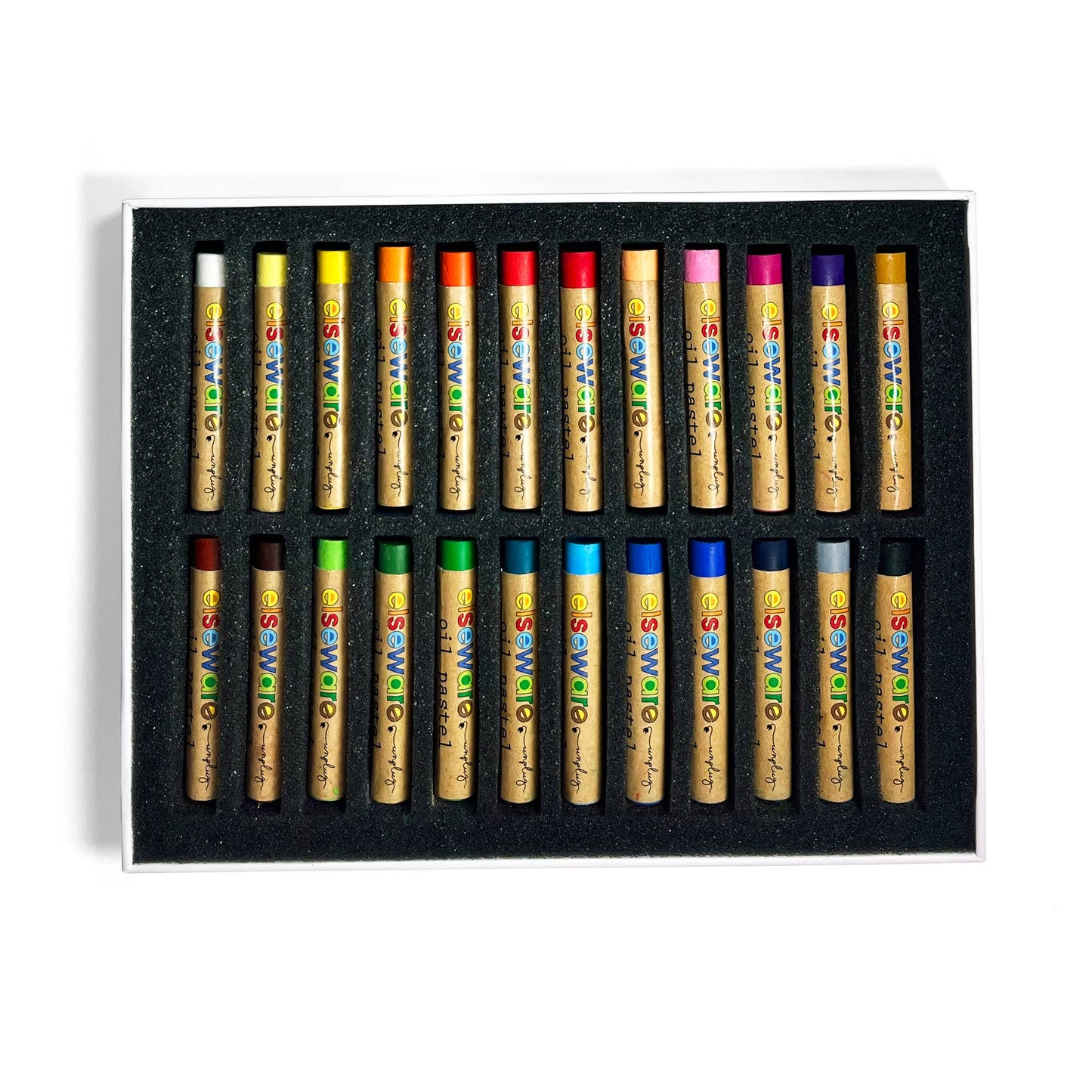 Oil Pastels - Talc-Free - 24 Non-Toxic Colors |