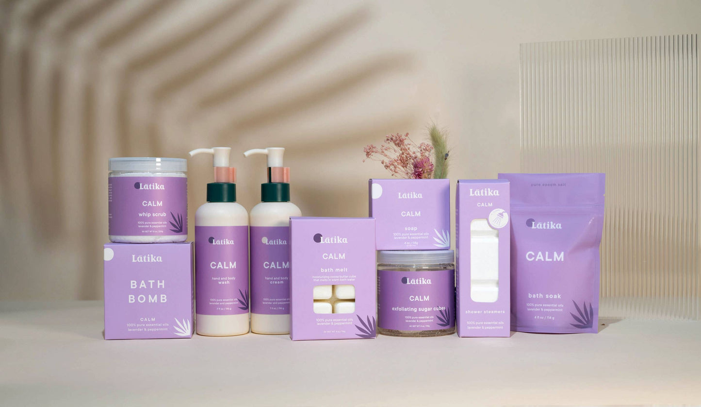 Calm, natural Soap with Lavender Essential Oil