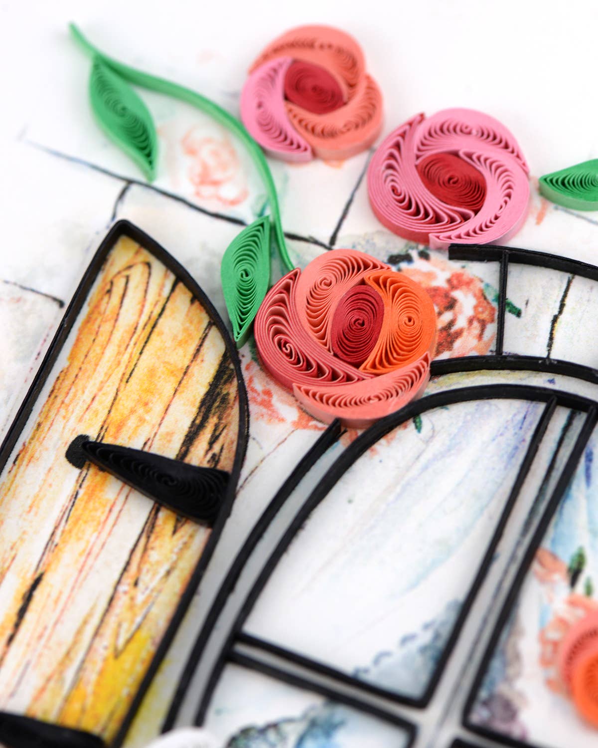 Quilling Card - Herb Garden