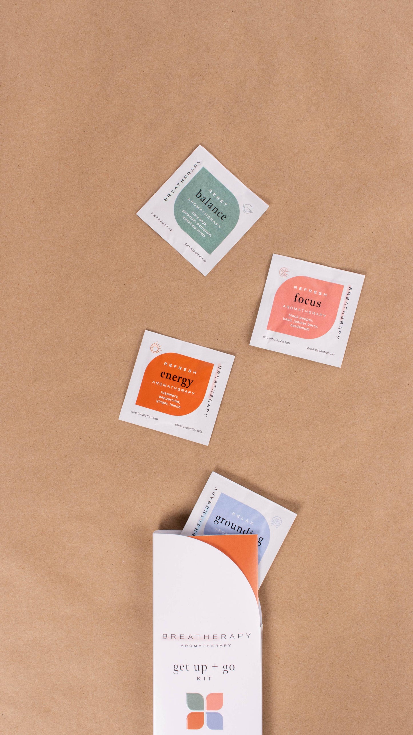Get Up + Go Sampler Kit Aromatherapy Inhalation Patches