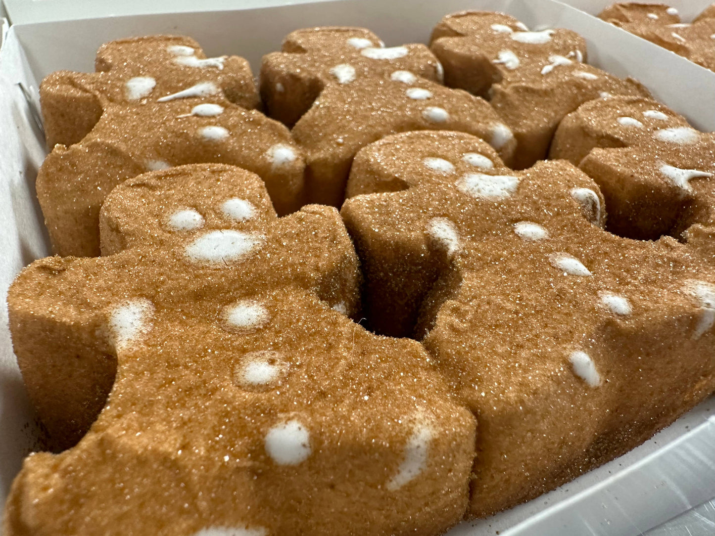 O'Shea's Candies Sweet Shop - Christmas Gingerbread O’Marshmallow Drizzled w/Milk Choc 3Pk