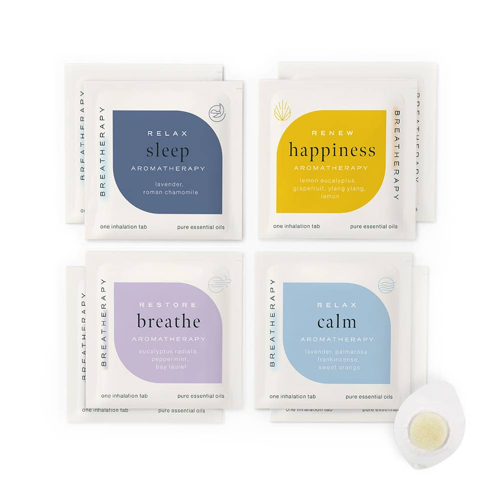Breatherapy - SERENITY Sampler Kit Aromatherapy Inhaler Patches