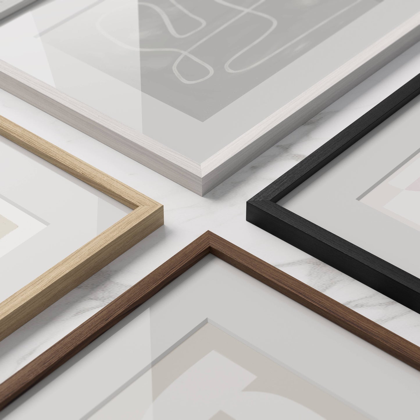 Haus and Hues - Black Oak Frame with Glass