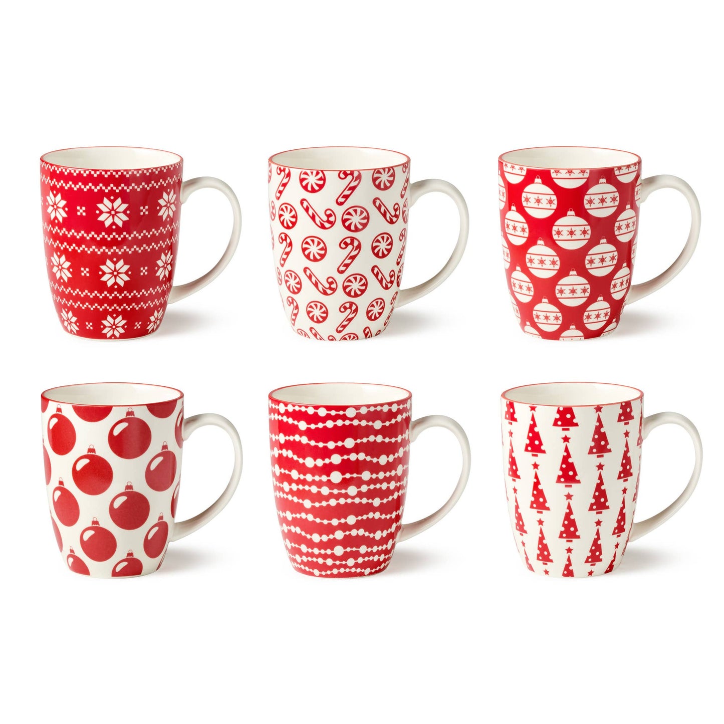 Peppermint Candy Christmas Mug 14oz