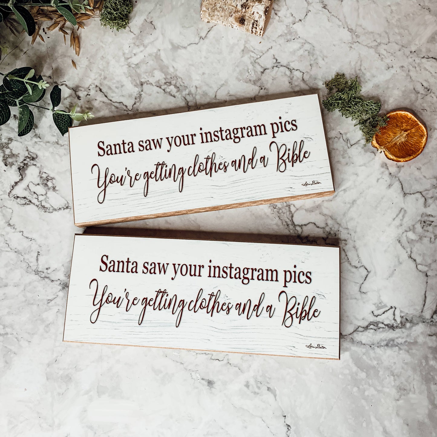 Gia Roma - Have Yourself a Merry Little Christmas, Wooden Holiday Signs