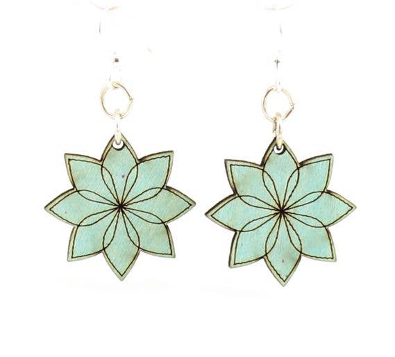 Green Tree Jewelry - Vector Blossoms Earrings: Assorted