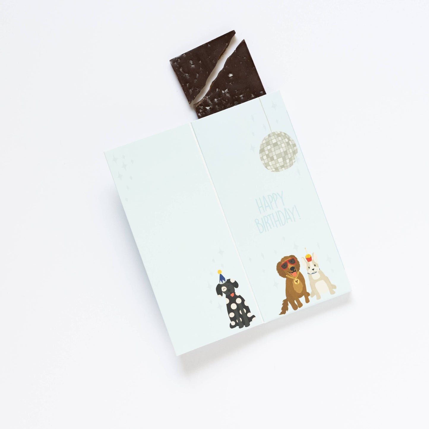 Birthday Greeting Card and Chocolate – Heard There Was A Pawty