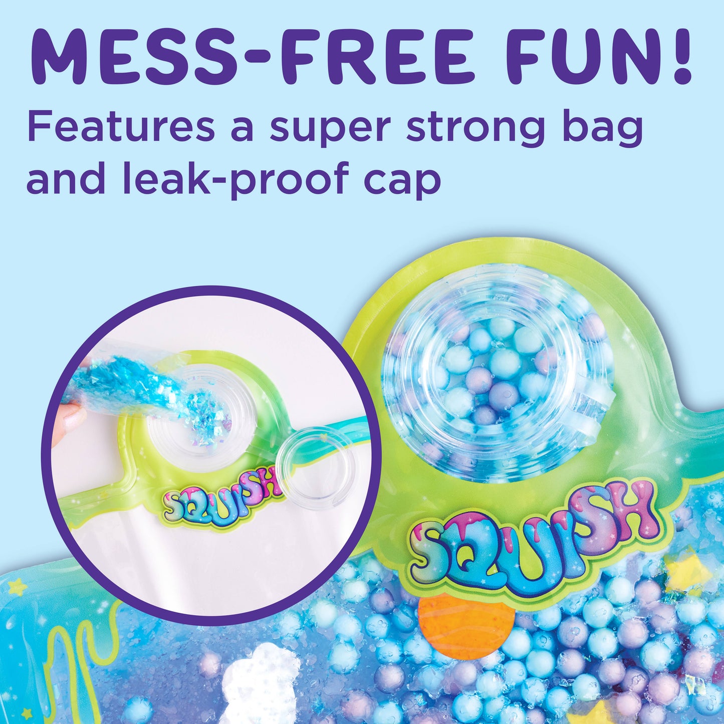 Mix and Make Your Own Super Squish Fidget Bag - Sparkle Unicorn