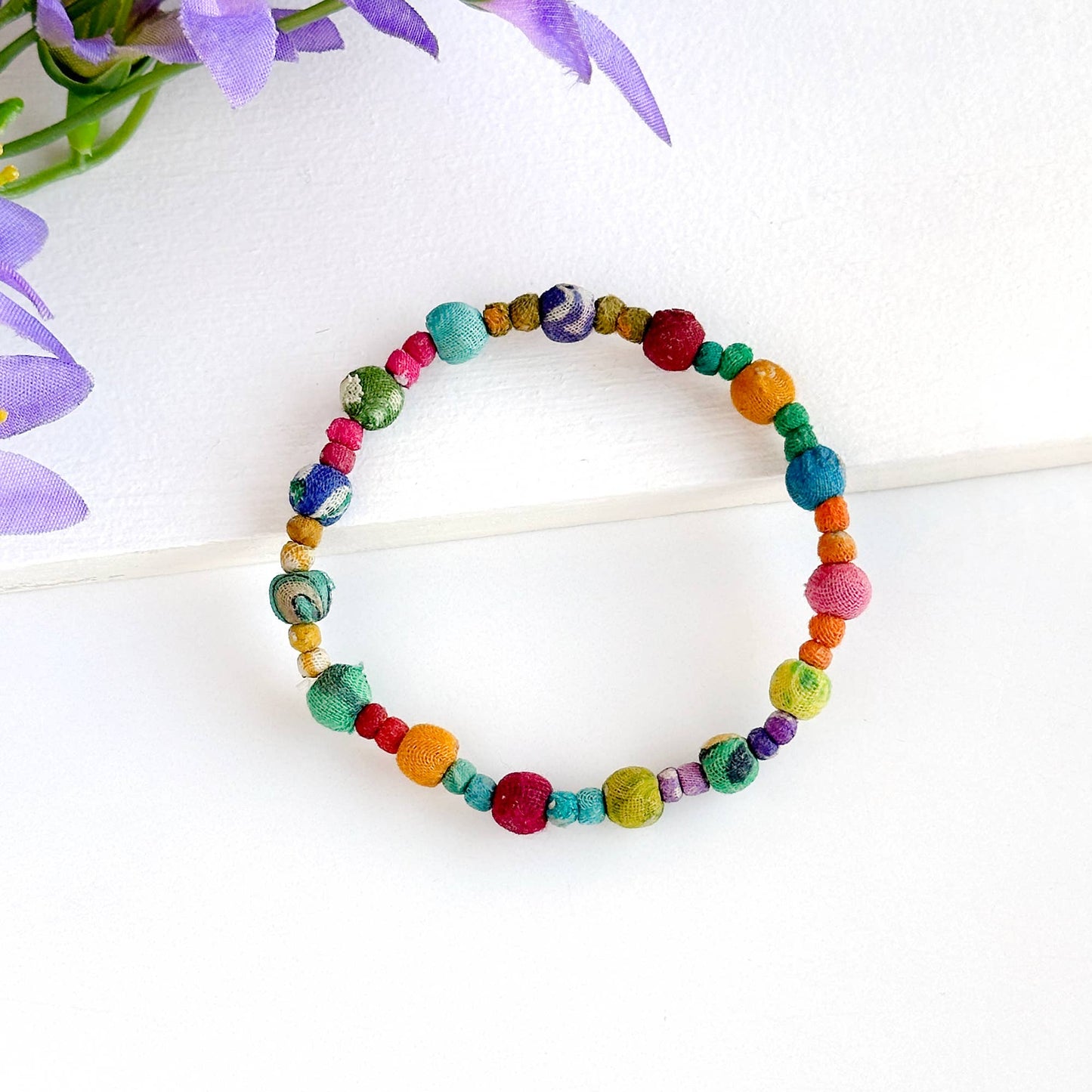 Kantha Duet Bracelet