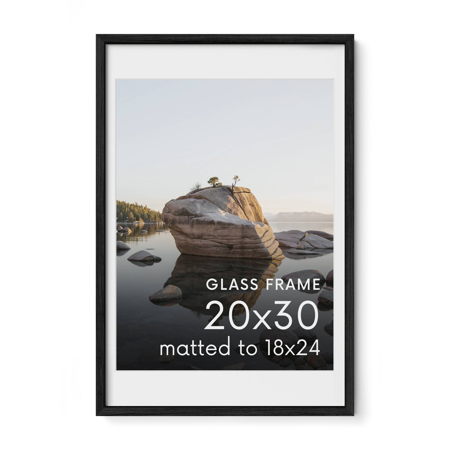 Haus and Hues - Black Oak Frame with Glass