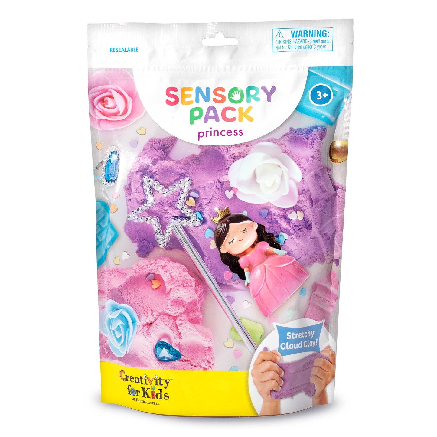 Faber-Castell / Creativity for Kids - Sensory Pack Princess On the Go Play Set for Kids