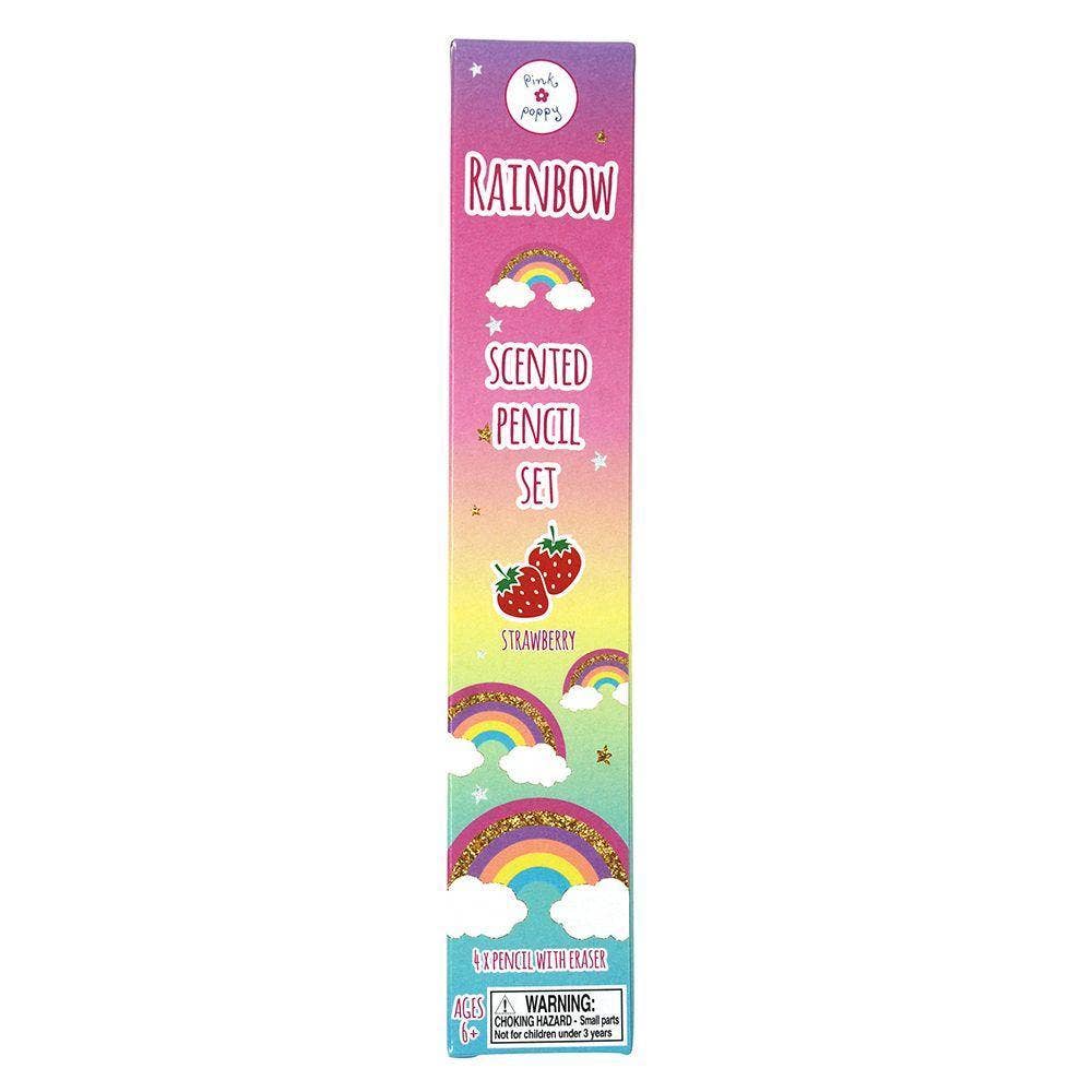 Rainbow Scented Pencils 4Pk