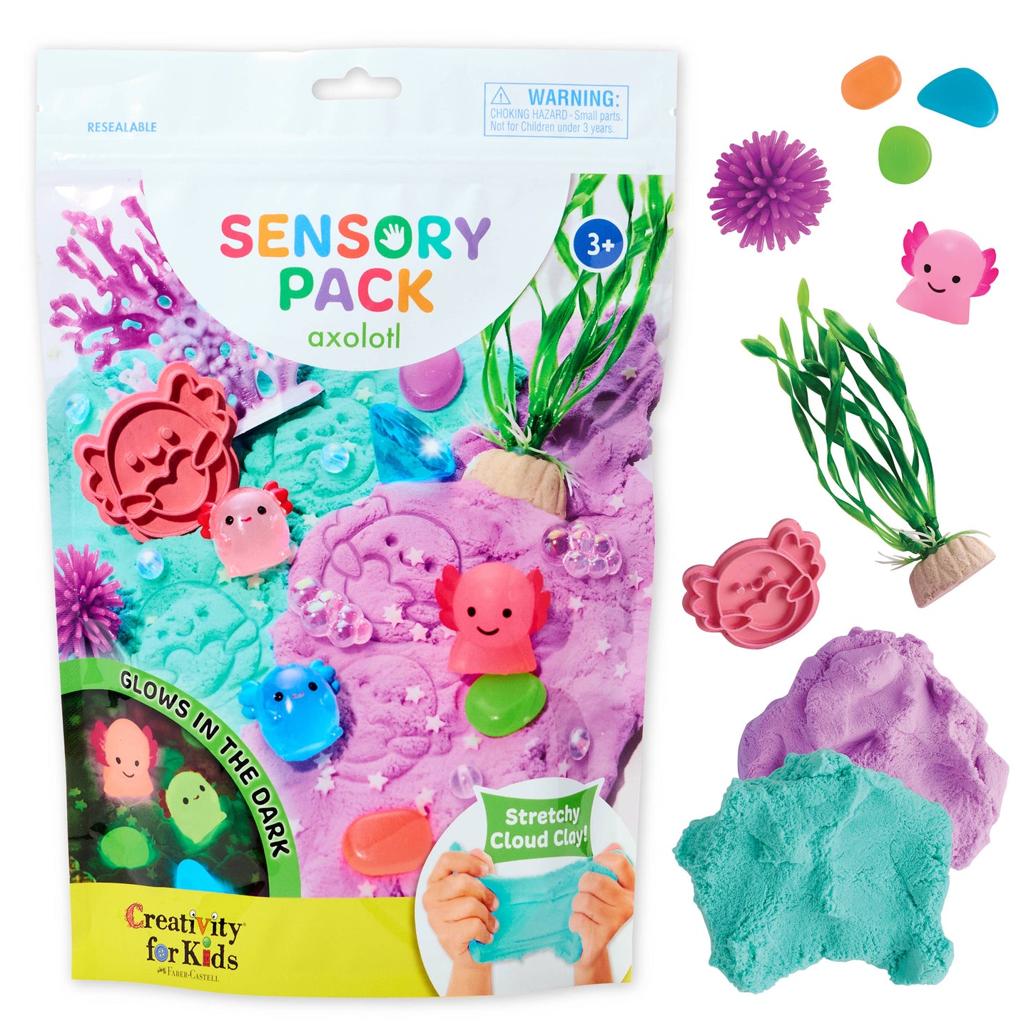 Sensory Pack Axolotl Play Kit