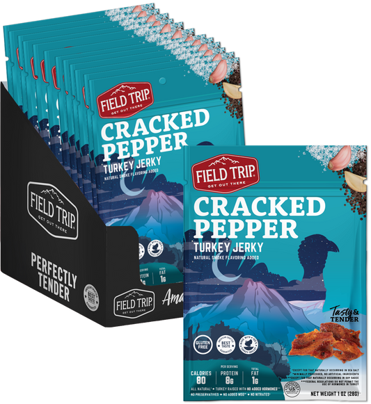Cracked Pepper Turkey Jerky (1oz)