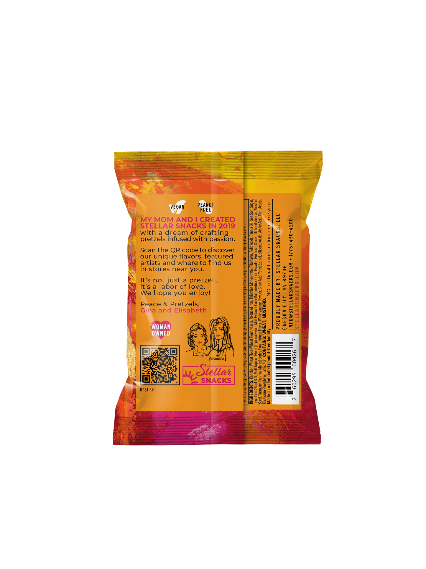 Stellar Snacks - Stellar Pretzel Braids - French Dijon - 0.5oz (75CT)