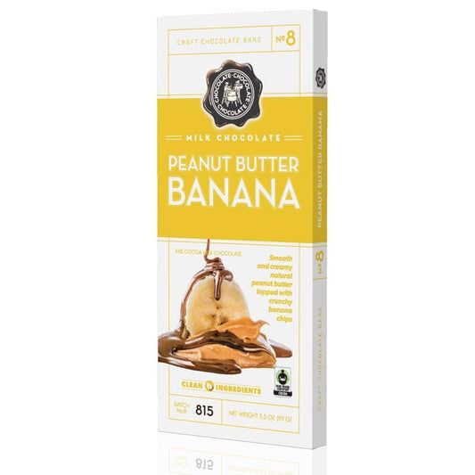 NO 8 - Milk Peanut Butter Banana Bar 3.5oz